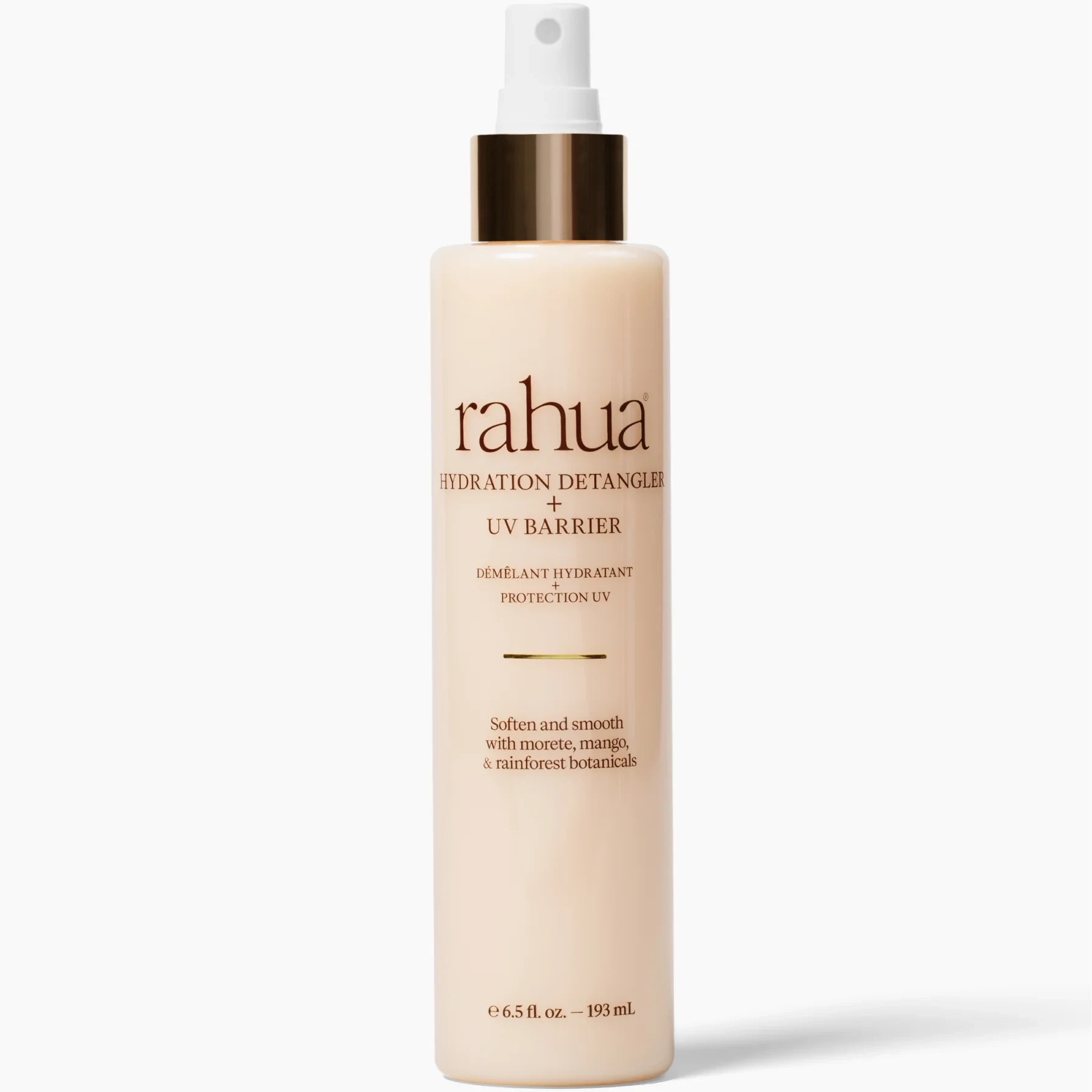 rahua Hydration Detanger + UV Barrier vor weißem Hintergrund.
