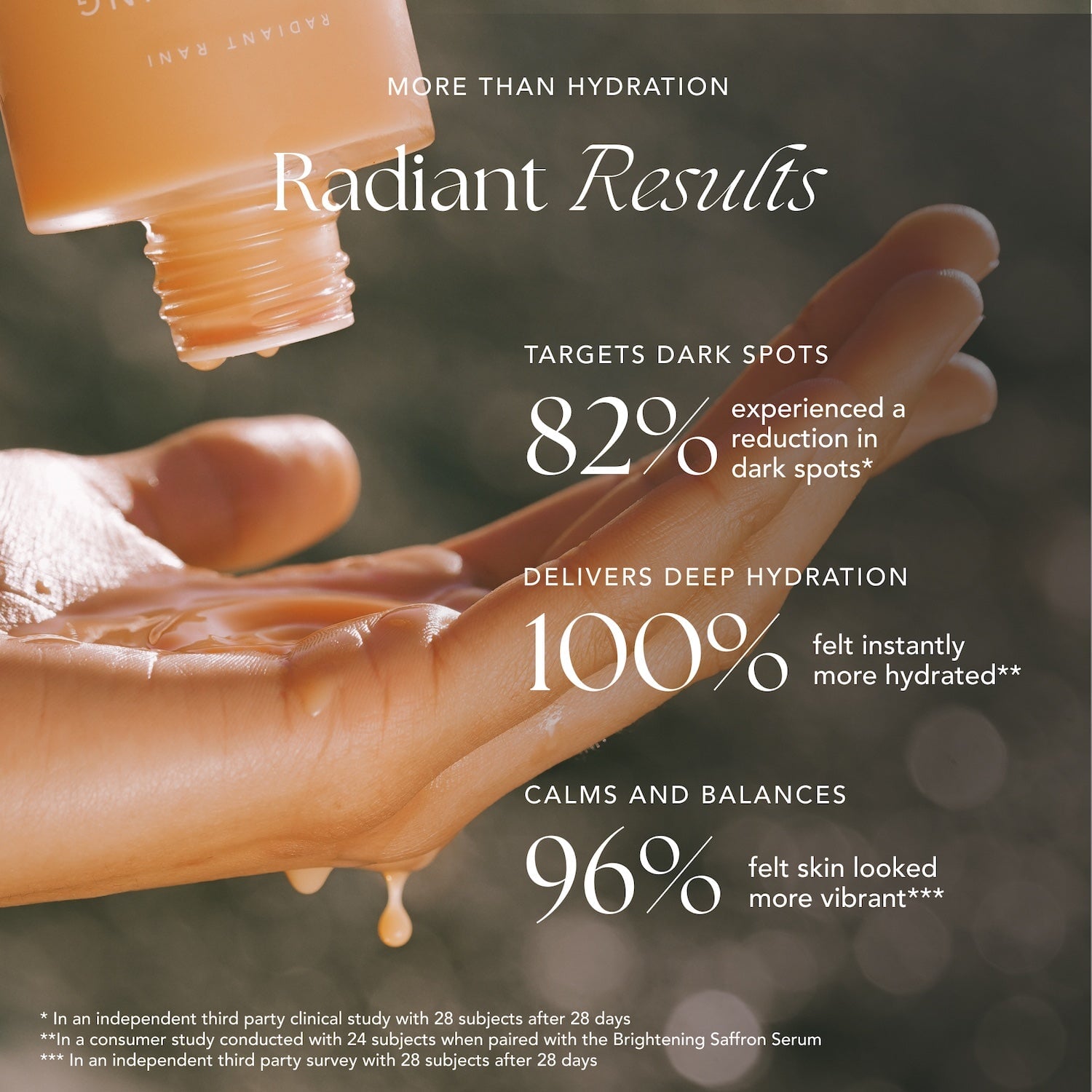 RANAVAT Brightening Saffron Essence - Tonerserum mit Niacinamid, Mikroalge, Lactobacillus