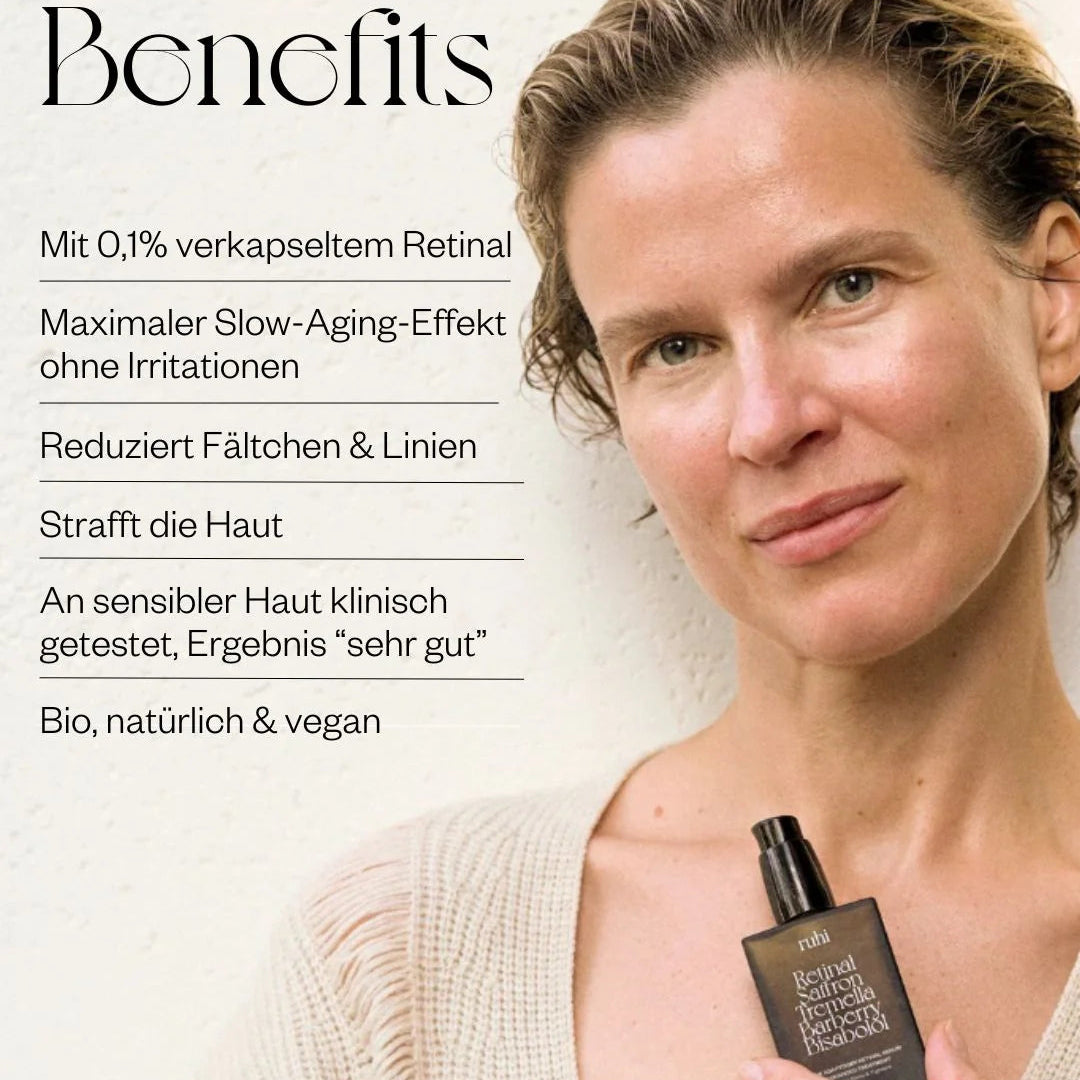 Veganes Slow-Aging Serum mit Retinal und Bio-Squalan