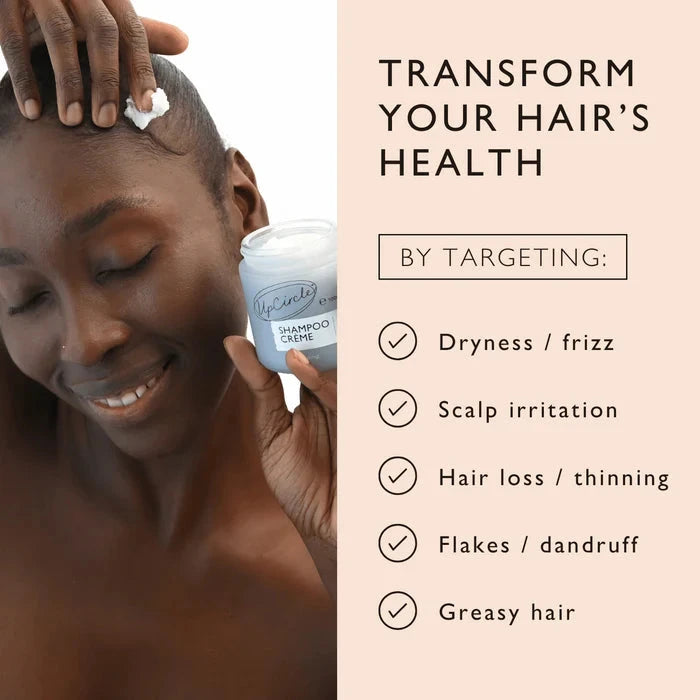 Anwendung der UpCircle Jumbo Shampoo Crème im Haar – sanfte, effektive Reinigung ohne Austrocknen