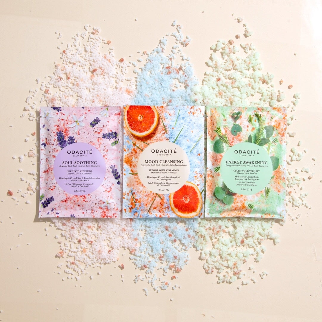 "Soak In Zenitude" Soak Trio Set von Odacité - Badesalz im Set (3x71g)