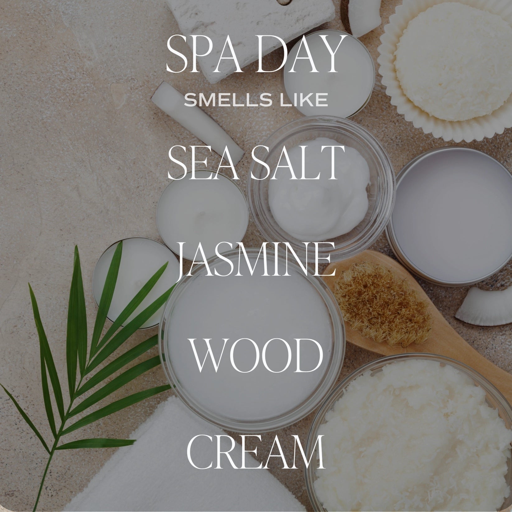 Sojawachskerze "SPA DAY" | Duftkerze im getönten Glas SWEET WATER DECOR