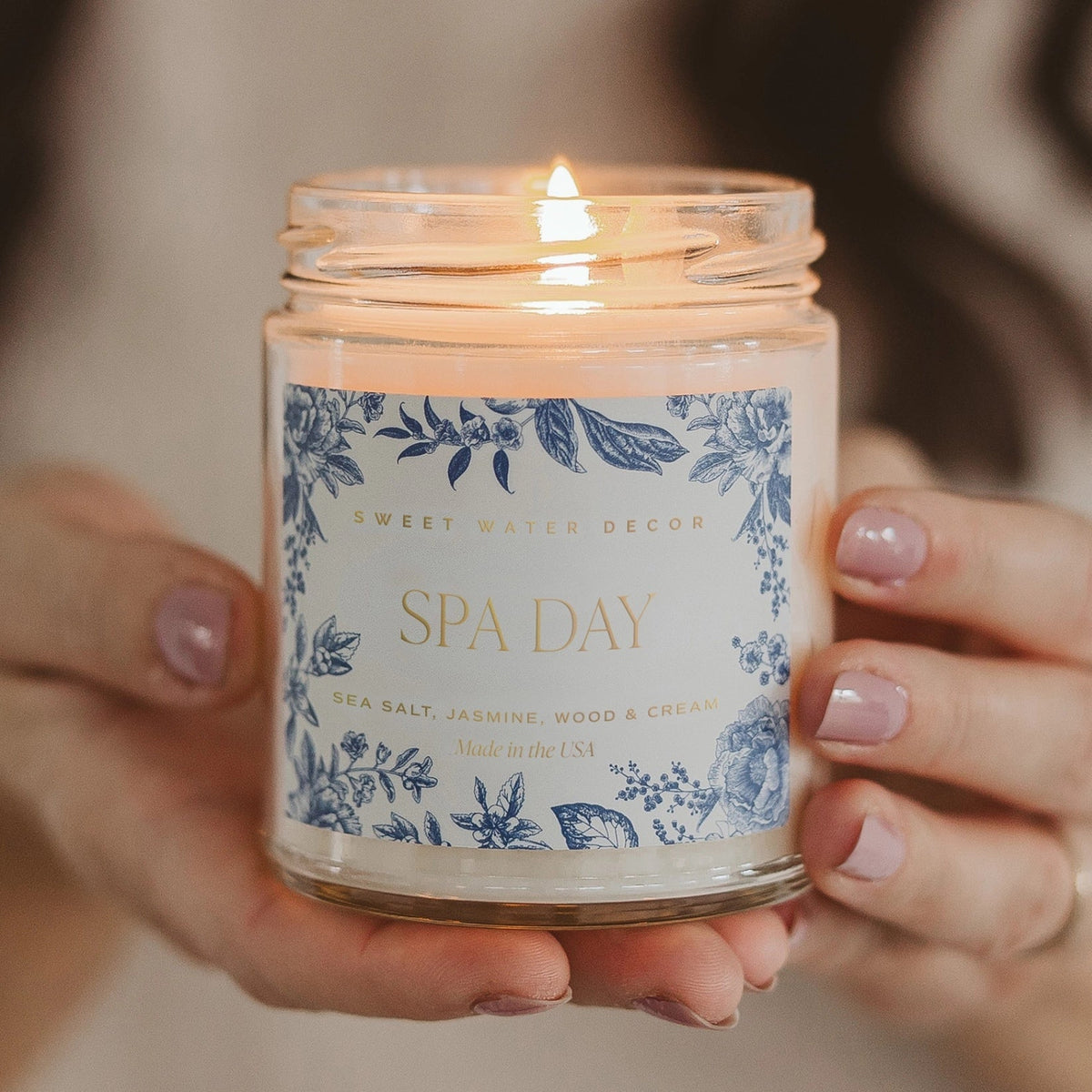 Sojawachskerze "SPA DAY" | Duftkerze SWEET WATER DECOR