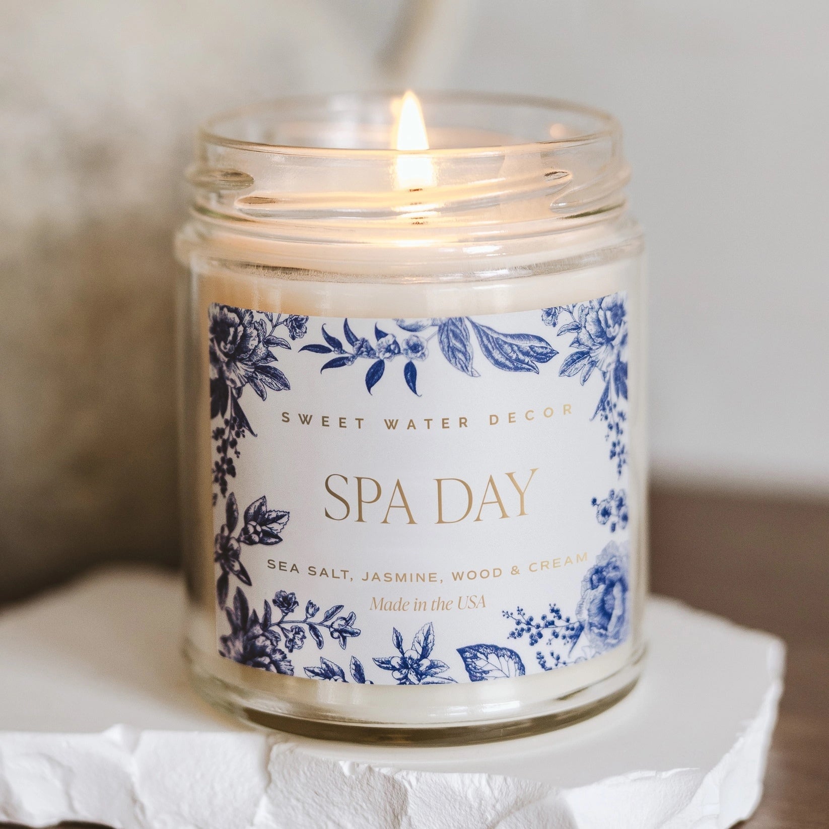 Sojawachskerze "SPA DAY" | Duftkerze SWEET WATER DECOR