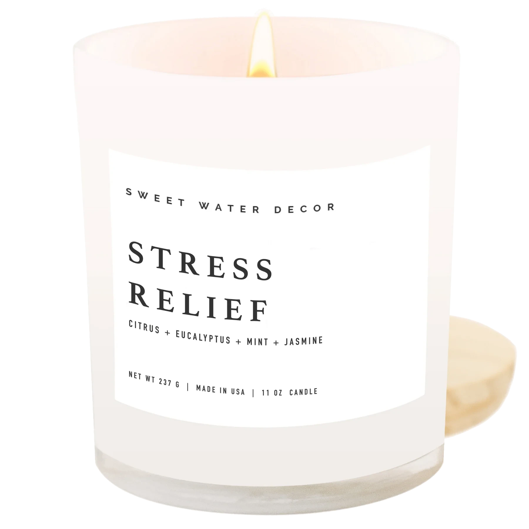 Sojawachskerze "STRESS RELIEF" | SWEET WATER DECOR
