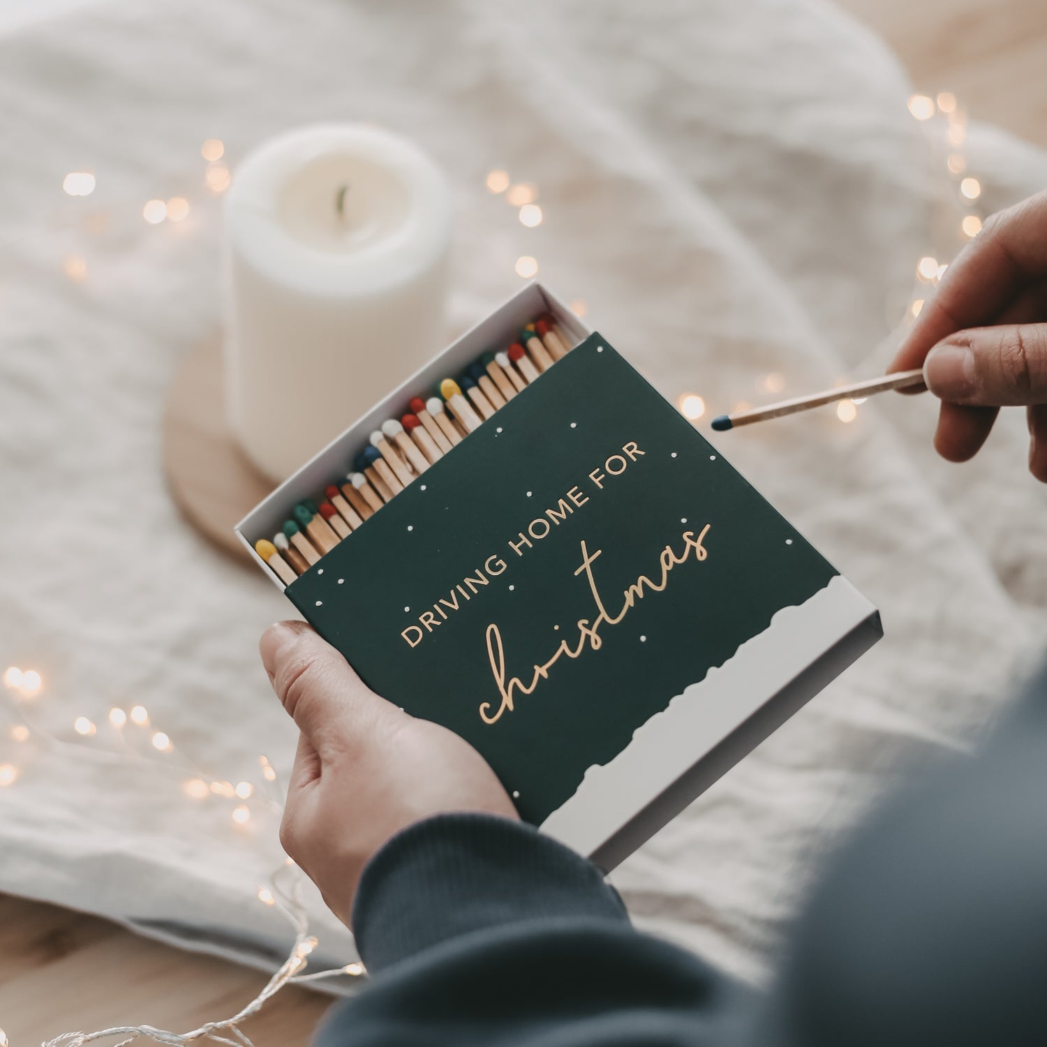 Streichhölzer CHRISTMAS CAR - Eulenschnitt