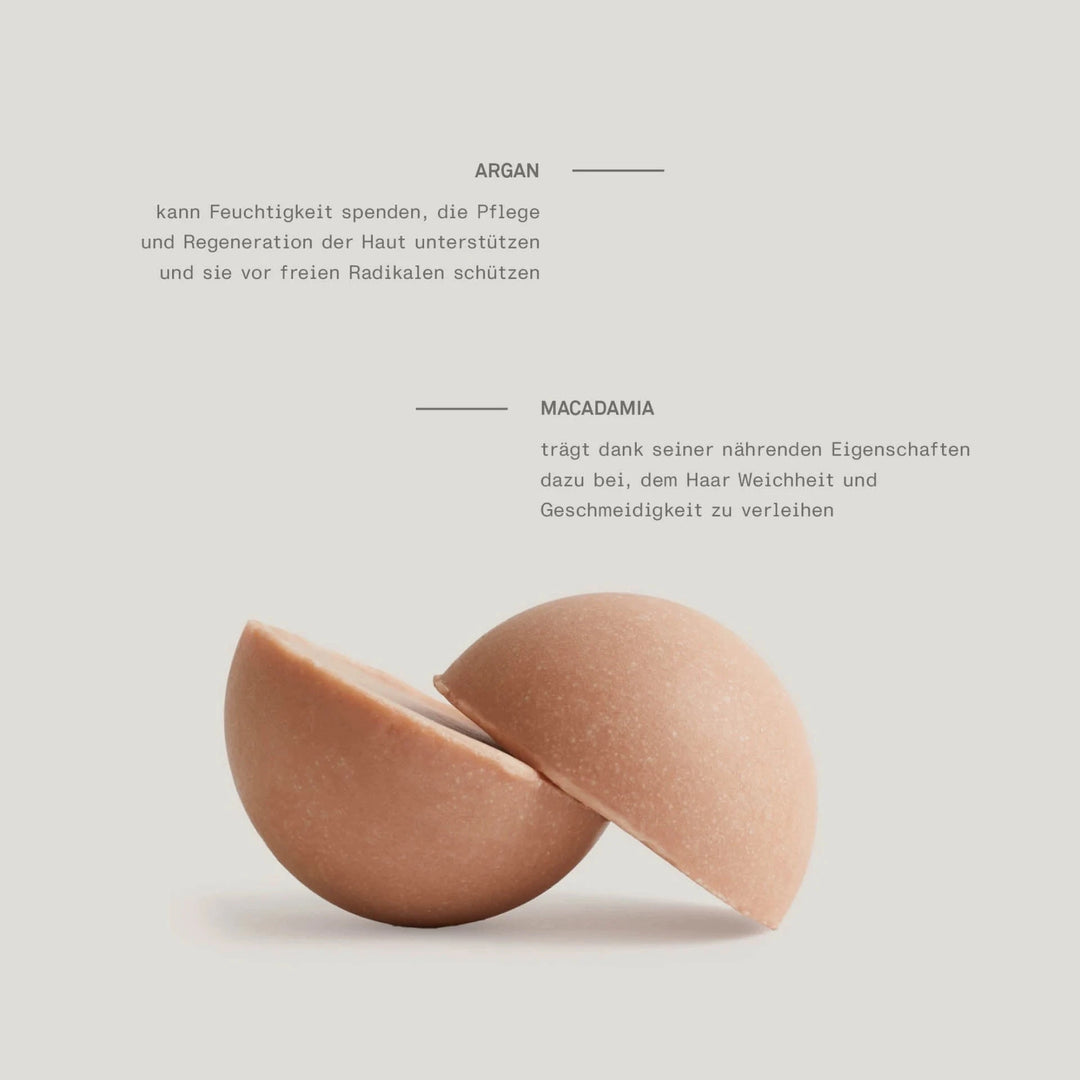 Festes Shampoo und Conditioner Super Soft Hair Wash + Balm mit Inhaltsstoffen. North Glow