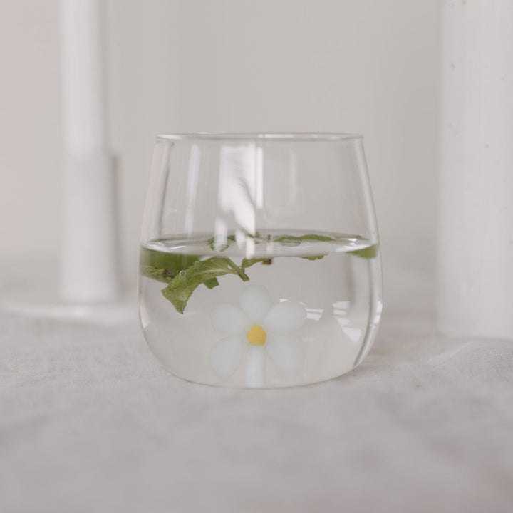 Drinking glass DAISY - owl cut