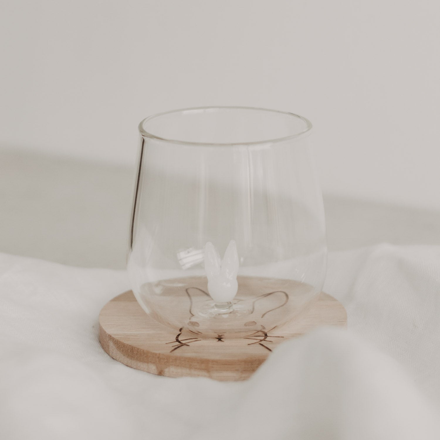 Trinkglas HASENFIGUR - Eulenschnitt