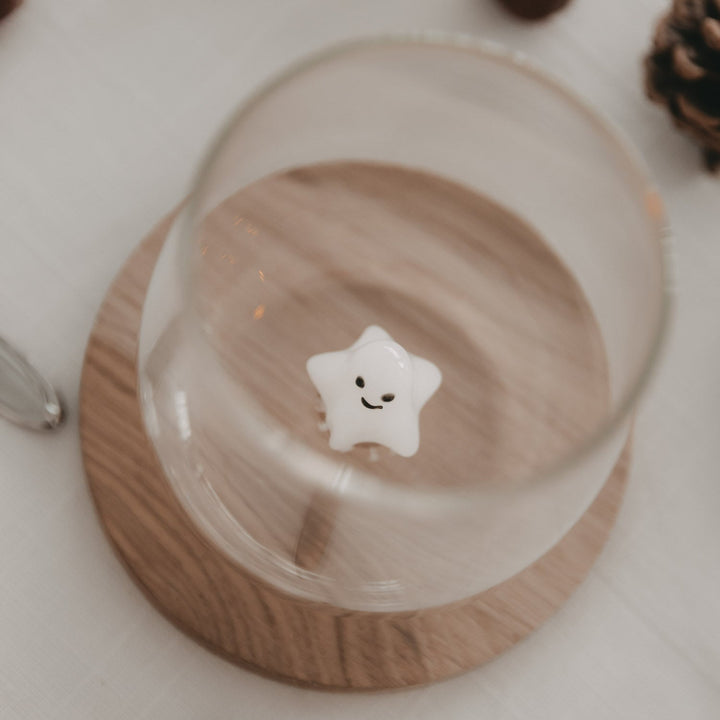 Trinkglas mit 3D-Figur GEIST von Eulenschnitt