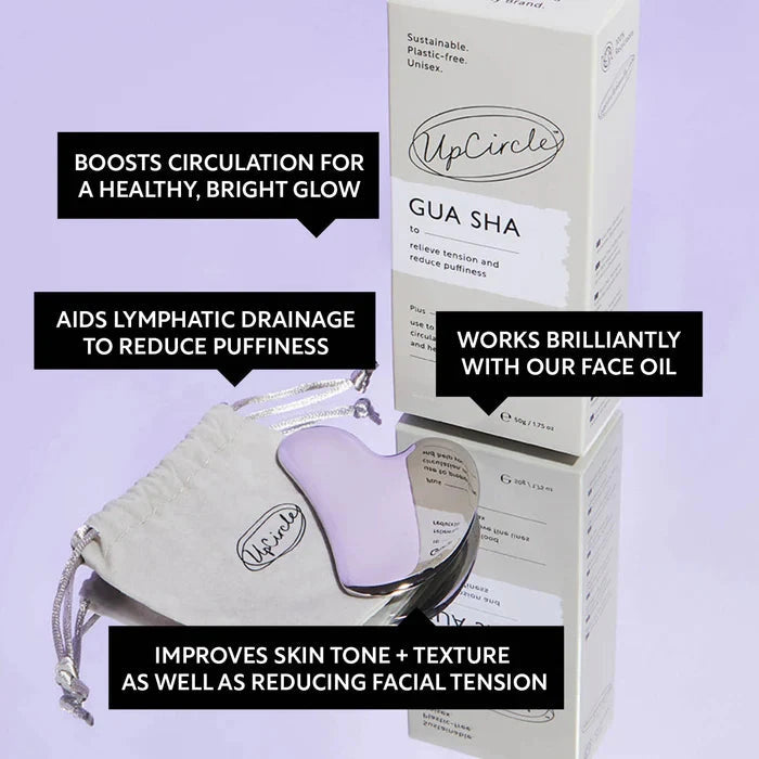 UpCircle Gua Sha Edelstahl Beauty Tool für Skincare Routine