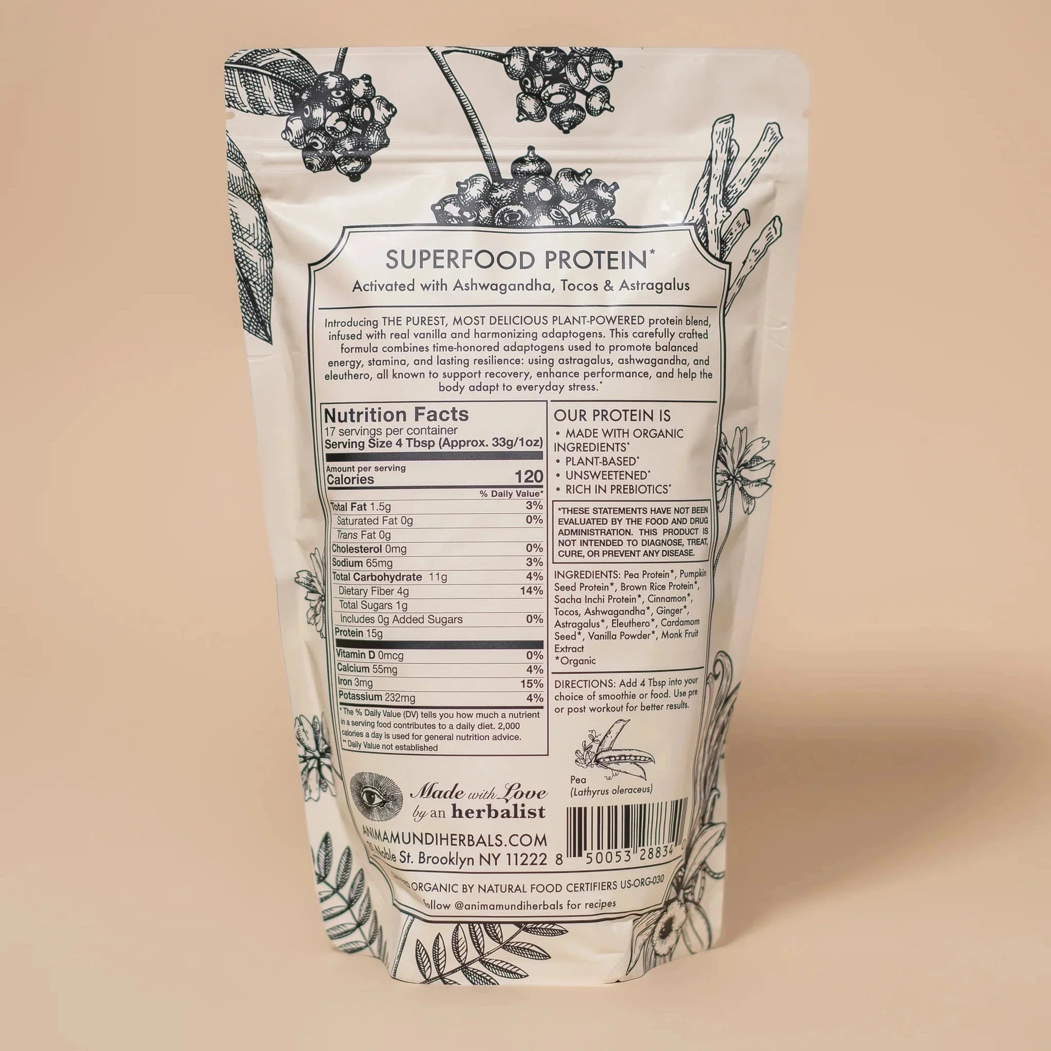 Vanilla Chai Pflanzliches Protein | Anima Mundi