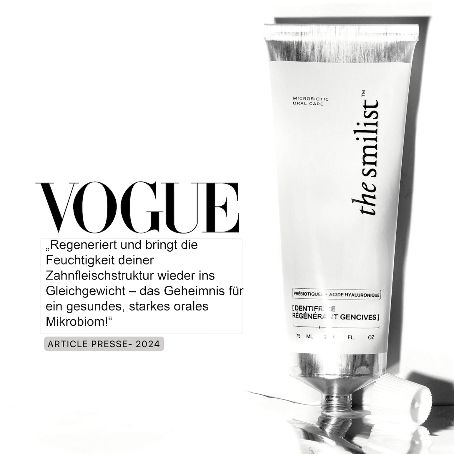 Zahnfleischregenerierende Zahnpasta von The Smilist