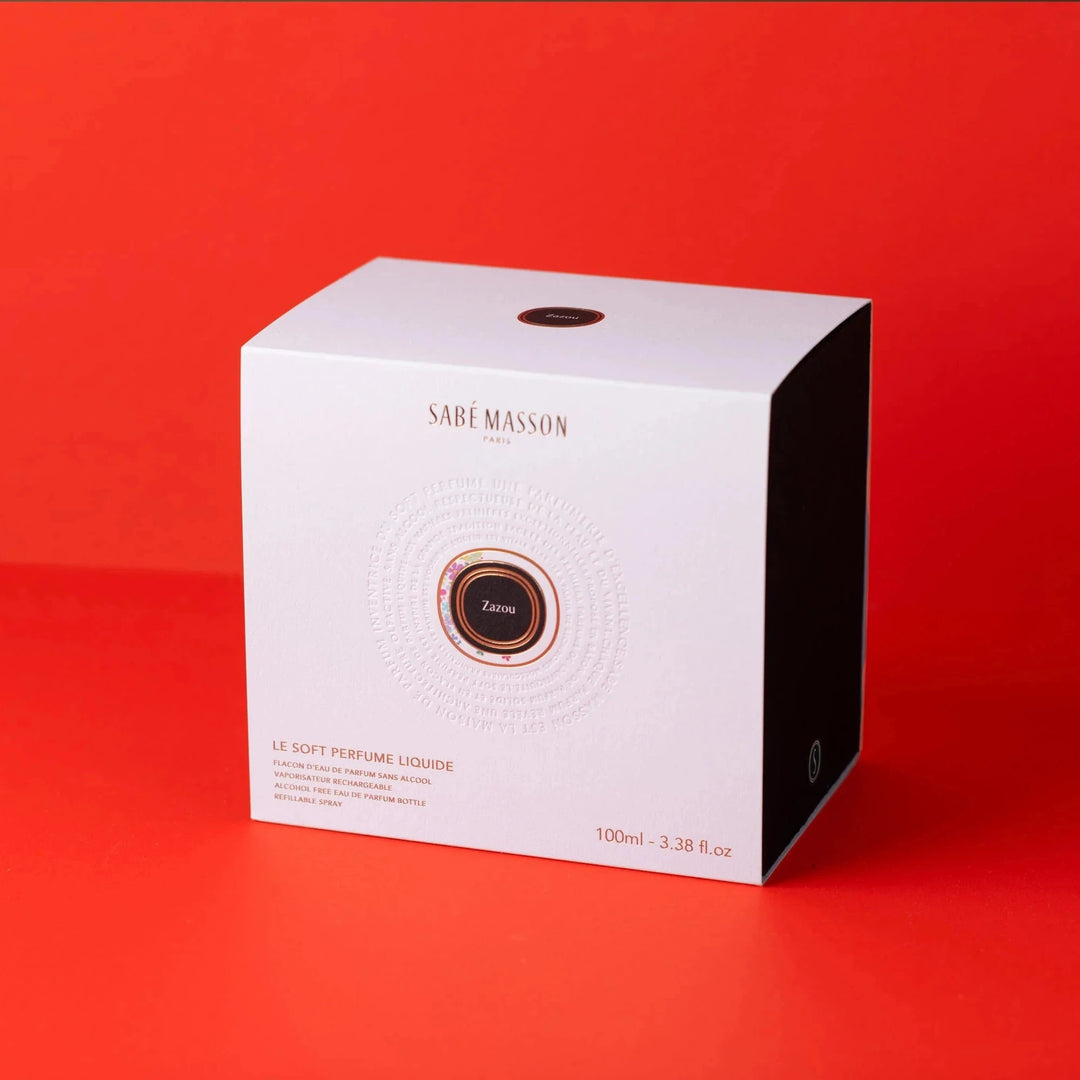 SABÉ MASSON Zazou Soft Perfume – nachhaltige Verpackung, vegan & alkoholfrei, französisches Design North Glow