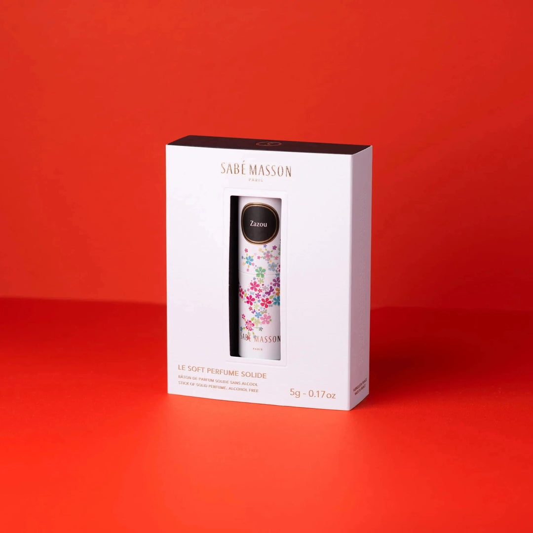 SABÉ MASSON Zazou Soft Perfume Stick – nachhaltige Verpackung, alkoholfrei & veganer Orangenblütenduft aus Frankreich North Glow