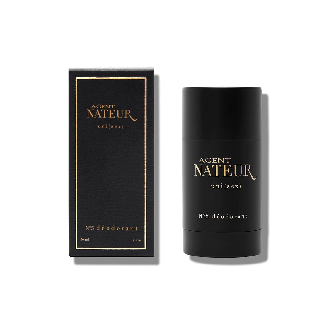Agent Nateur Uni(Sex) N5 Deo schwarze Verpackung vor weißem Hintergrund North Glow