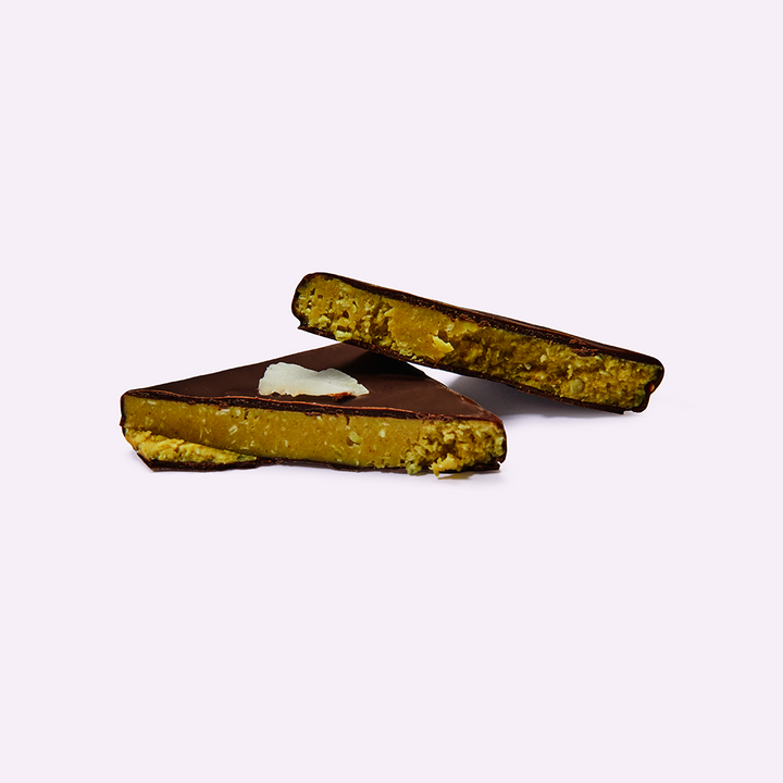 4er Box Chakra Schokolade in 🥥 Geröstete Kokosnuss & Kurkuma
