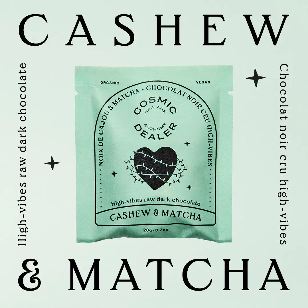 4er Box Chakra Schokolade mit 🍵 Cashew & Matcha North Glow