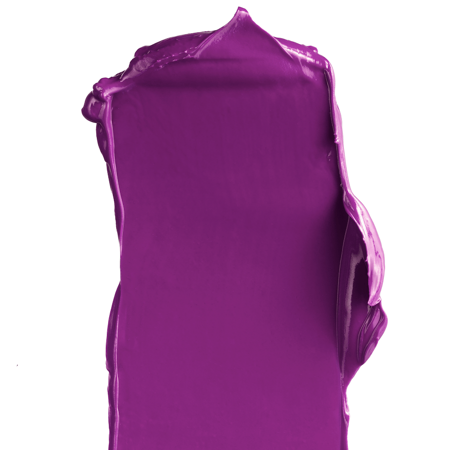 Texturbeispiel der All Over Colour Heliotrope auf weißem Untergrund.