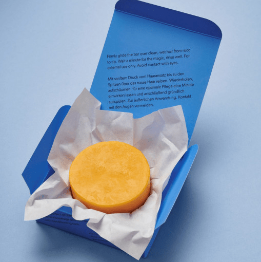 bhati Suisse Anamudi Conditioner Stück liegt in der offenen Verpackung.