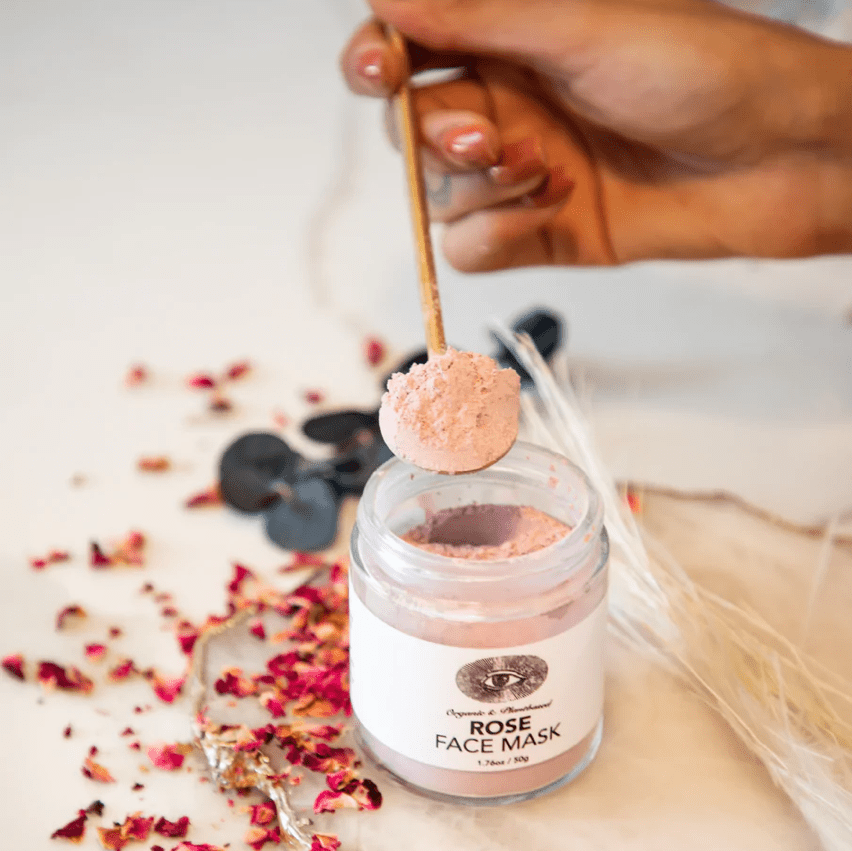 Anima Mundi ROSE Face Mask Pulver und Verpackung