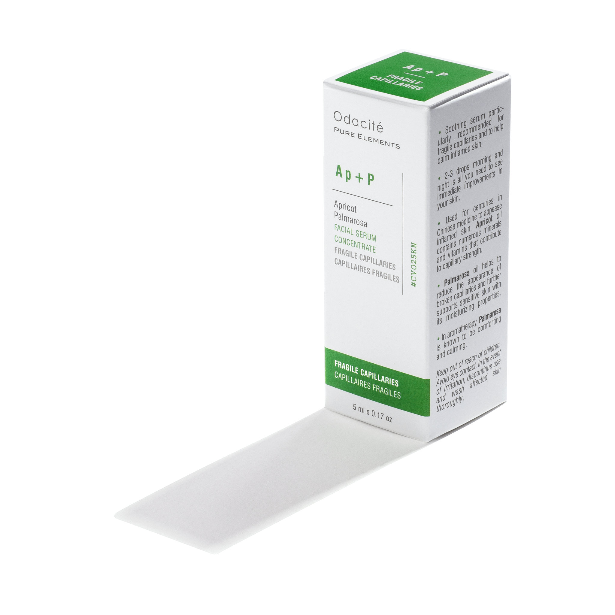 AP+P Serum - Concentrate with apricot + palmarosa for brittle capillaries