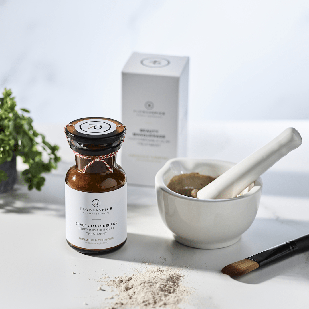 Flower and Spice, Pflegemaske, Skincare, Clean Beauty, Naturkosmetik, Biokosmetik, nachhaltige Kosmetik, Tonerde