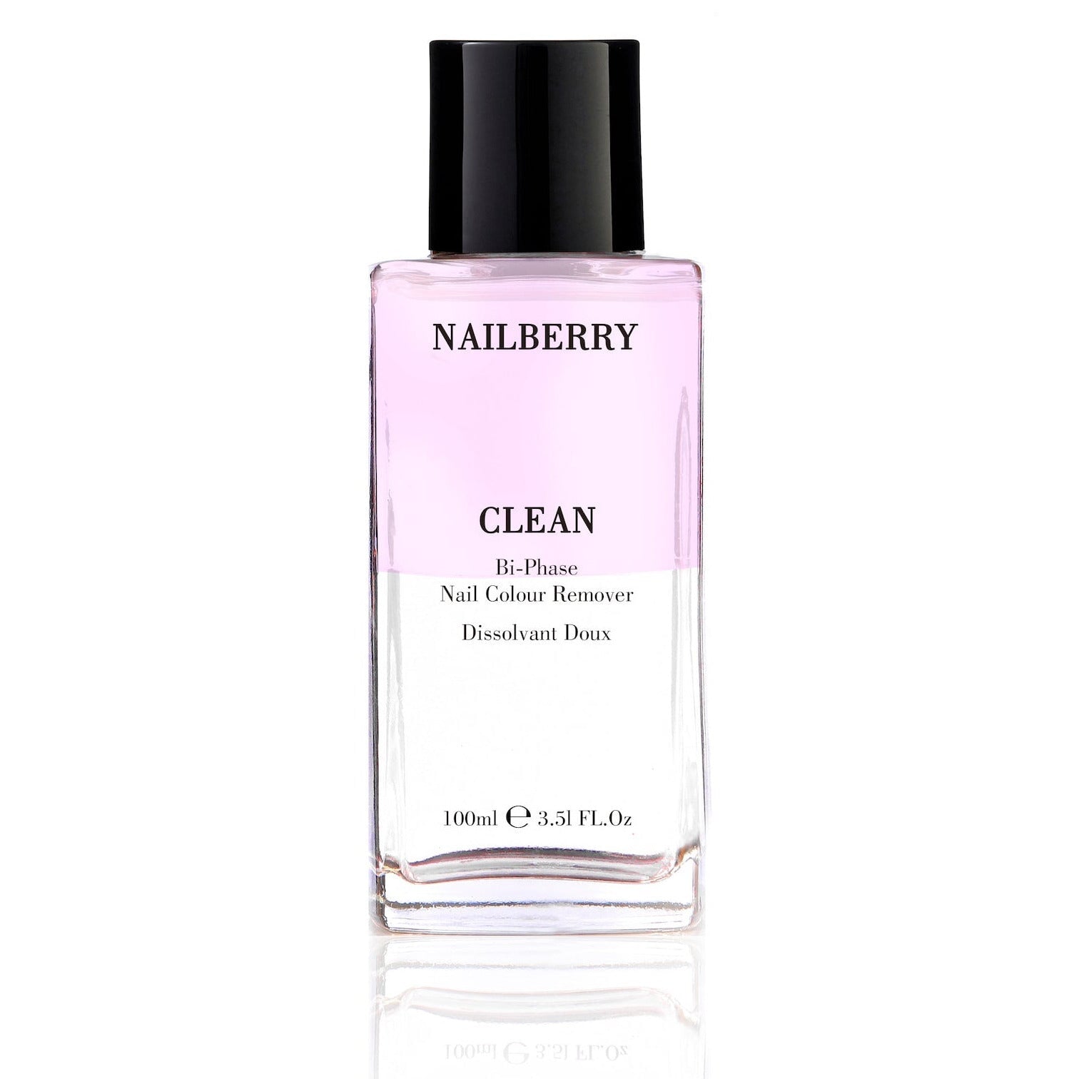 CLEAN - Bi-Phase Nail Colour Remover - Acetone-free nail polish remover NAILBERRY