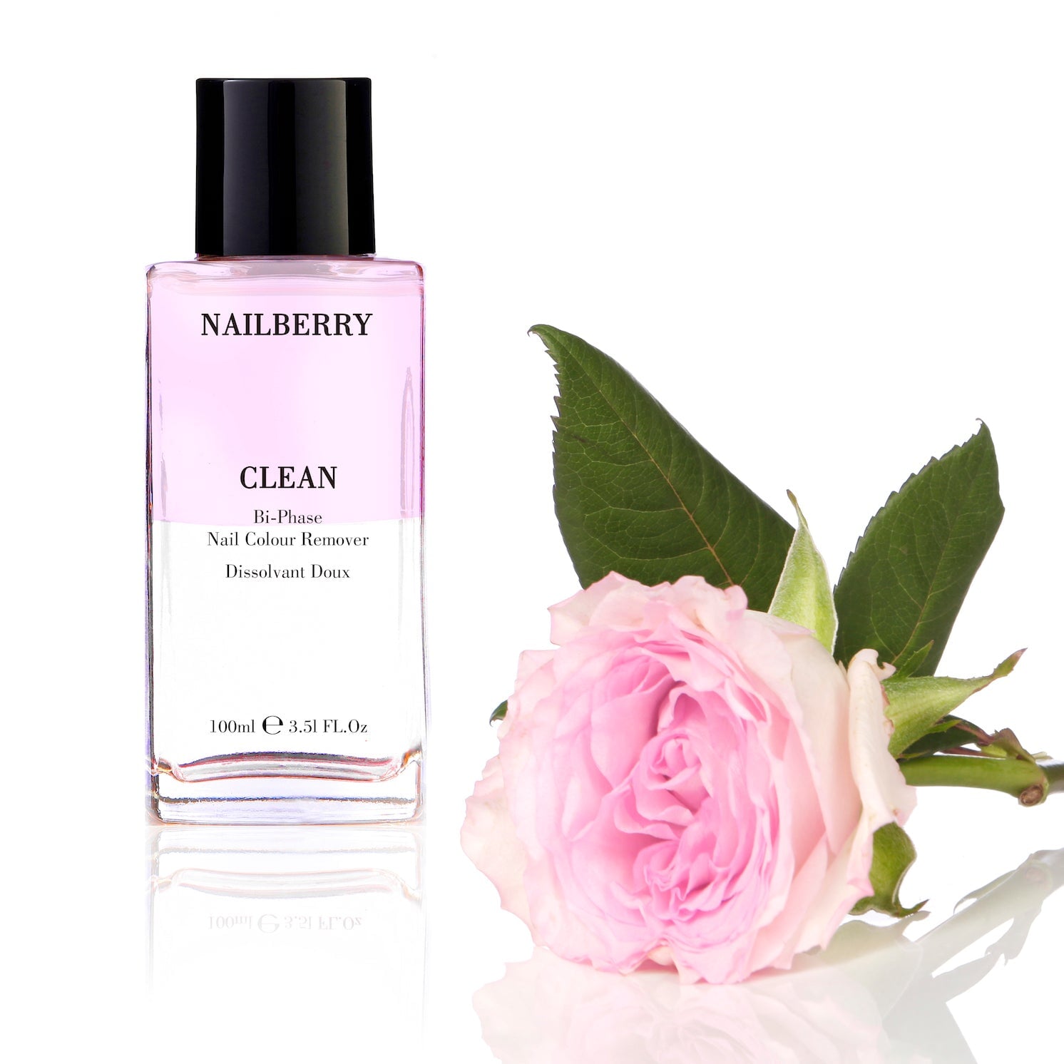 CLEAN - Bi-Phase Nail Colour Remover - Acetone-free nail polish remover NAILBERRY