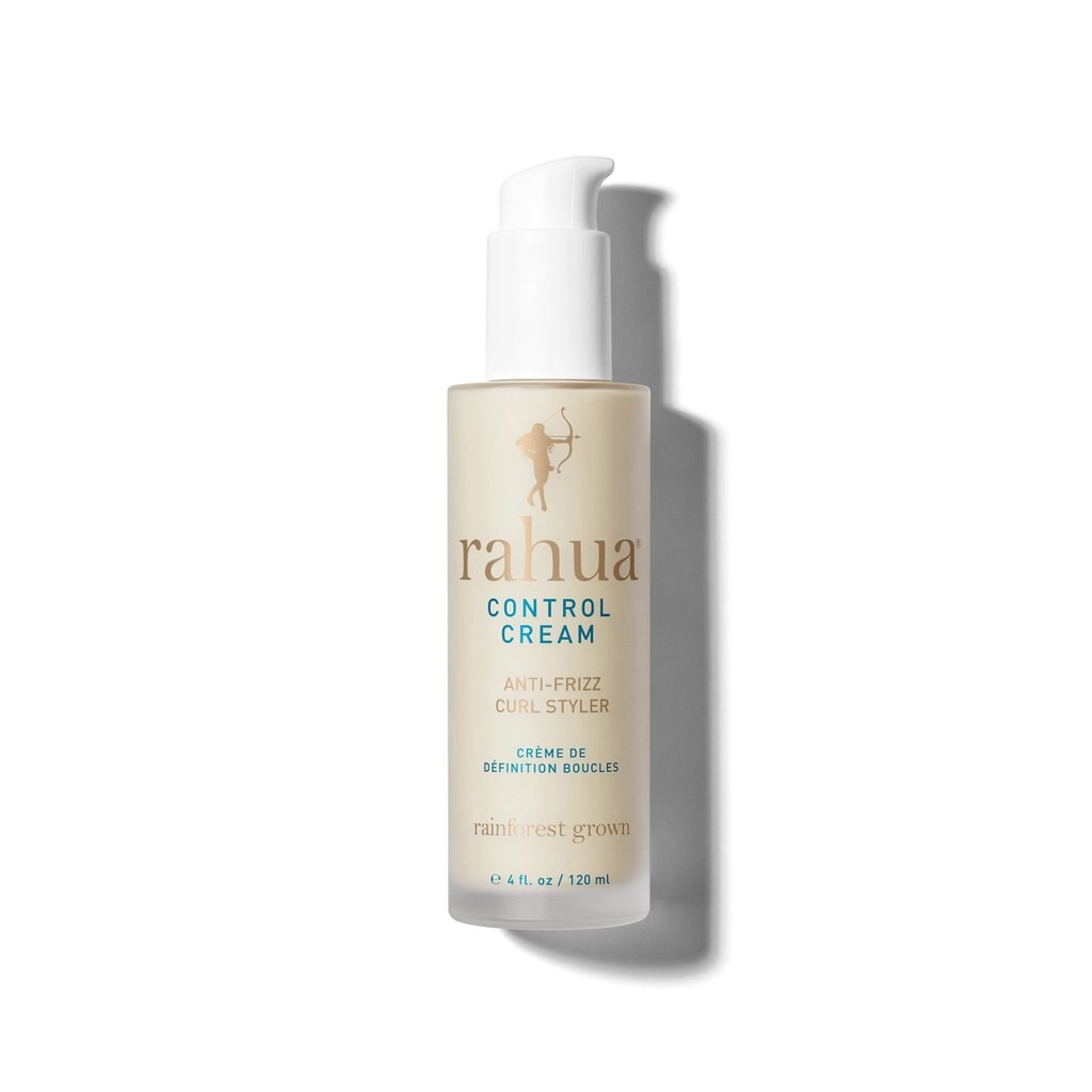 Rahua Control Cream Curl Styler Flasche vor weißem Hintergrund.