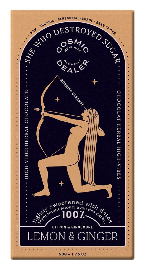 Cosmic Dealer 100% Chocolate Lemon & Ginger: Morning Cleansing