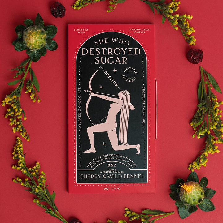 Cosmic Dealer - 85% chocolate with cherry and wild fennel