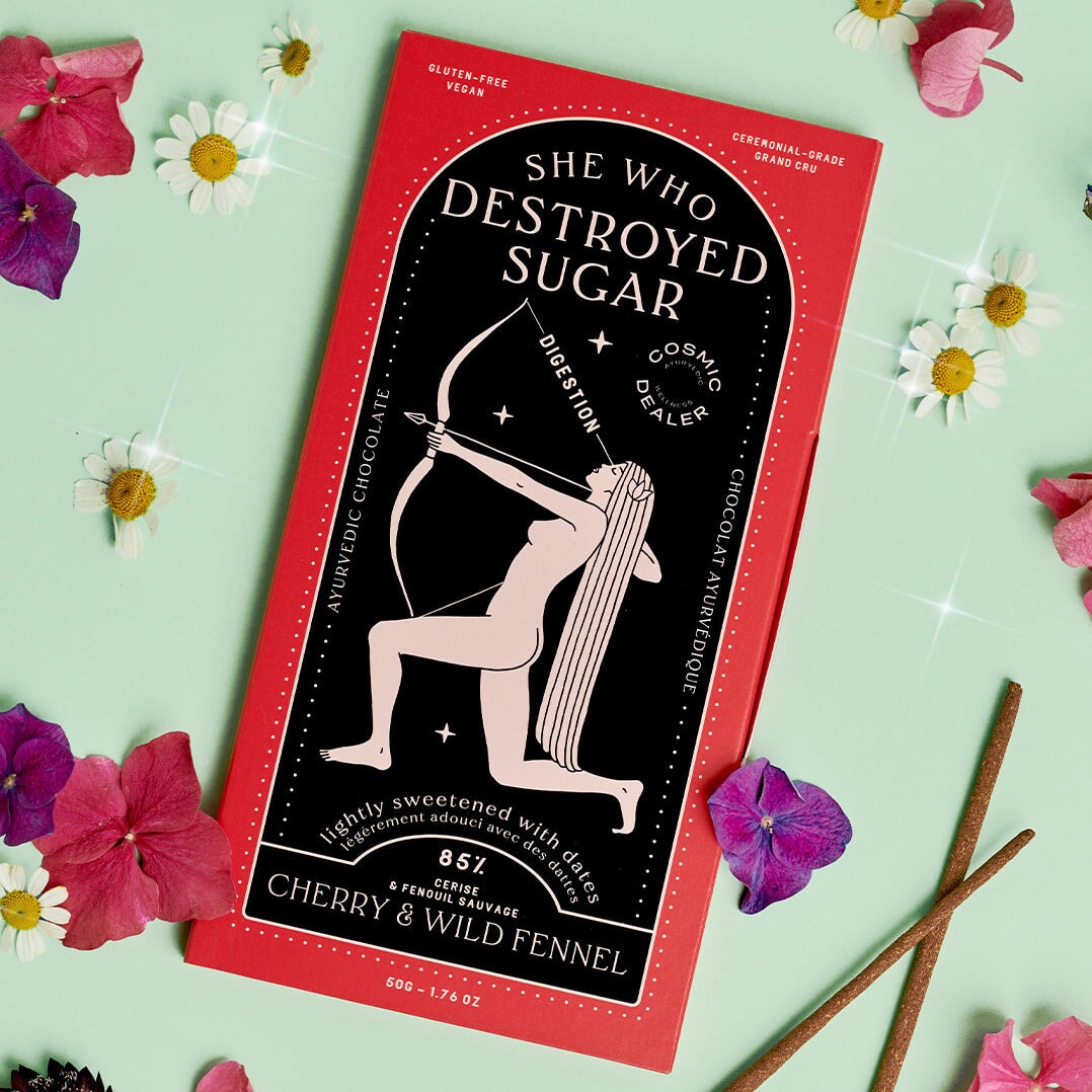 Cosmic Dealer - 85% chocolate with cherry and wild fennel North Glow