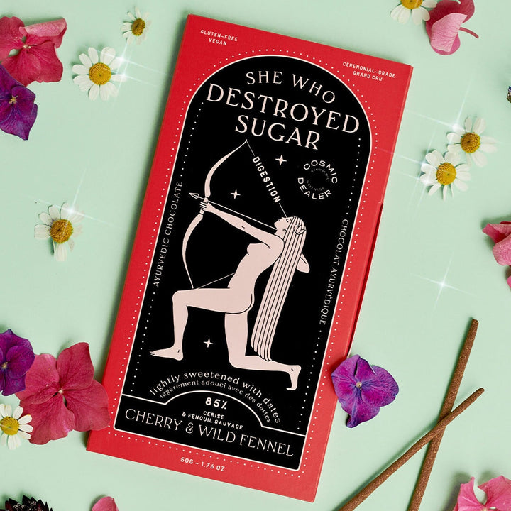 Cosmic Dealer - 85% chocolate with cherry and wild fennel