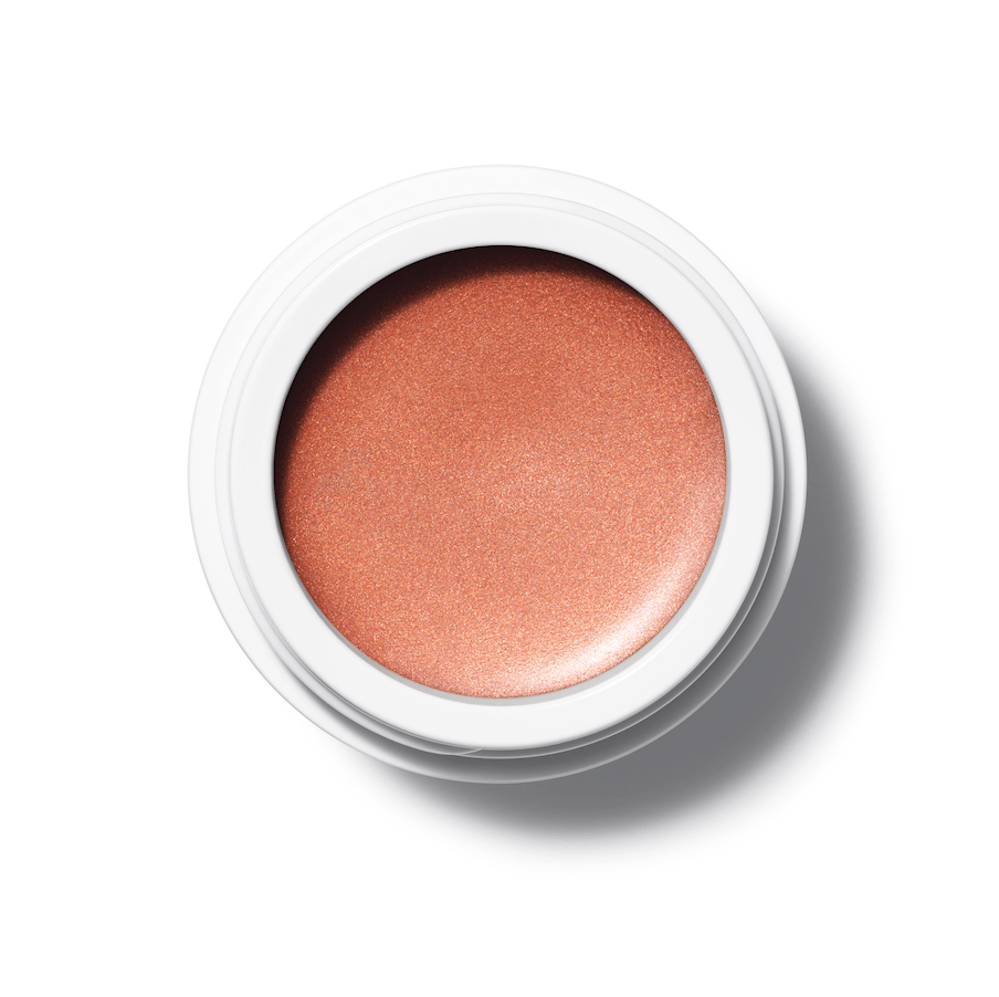 Offener Eye Glow Colour Tiegel Chaminade aus der Vogelperspektive steht auf weißem Untergrund.