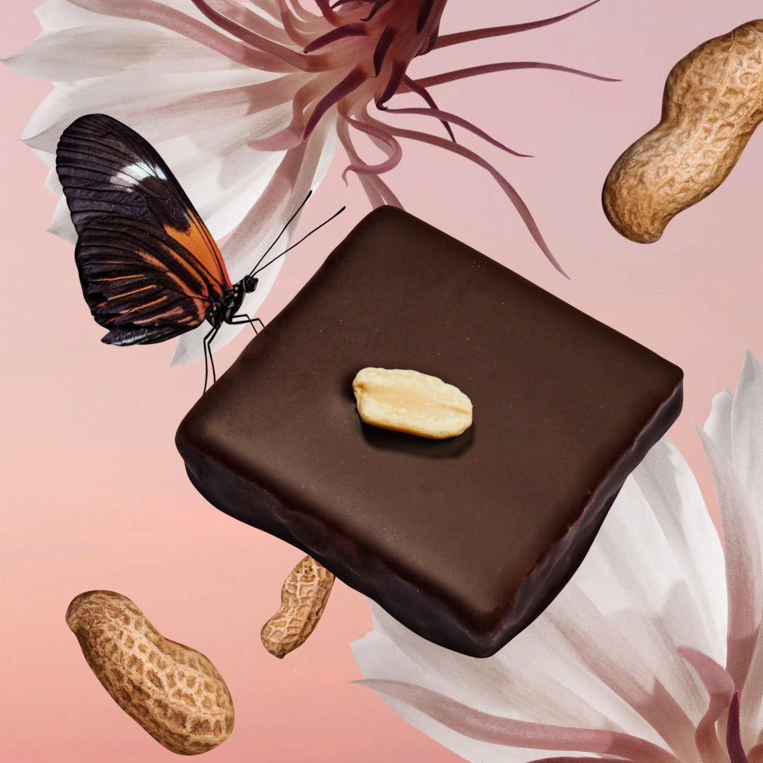 BOX of 20 - Botanical Box - 20 Mini Schokoladen - COSMIC DEALER Geschenbox