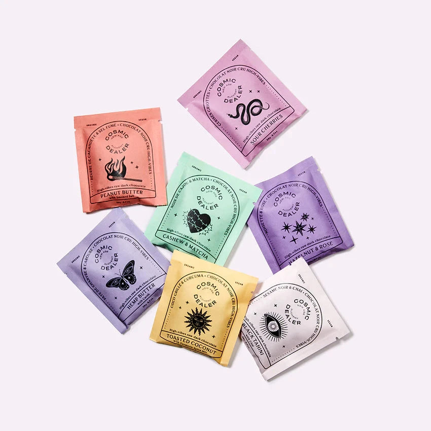 BOX OF 7 Chakra Box - 7 Mini Chocolate Gift Box - COSMIC DEALER