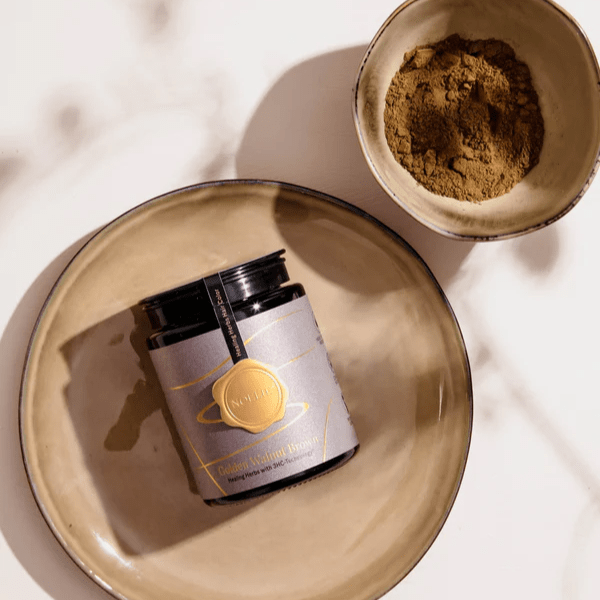 Golden Walnut Brown- natürliche Pflanzenhaarfarbe-Healing Herbs Hair Color