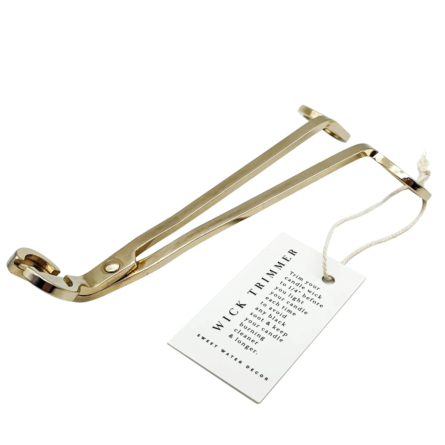 Golden Wick Scissors - Candle wick scissors gold