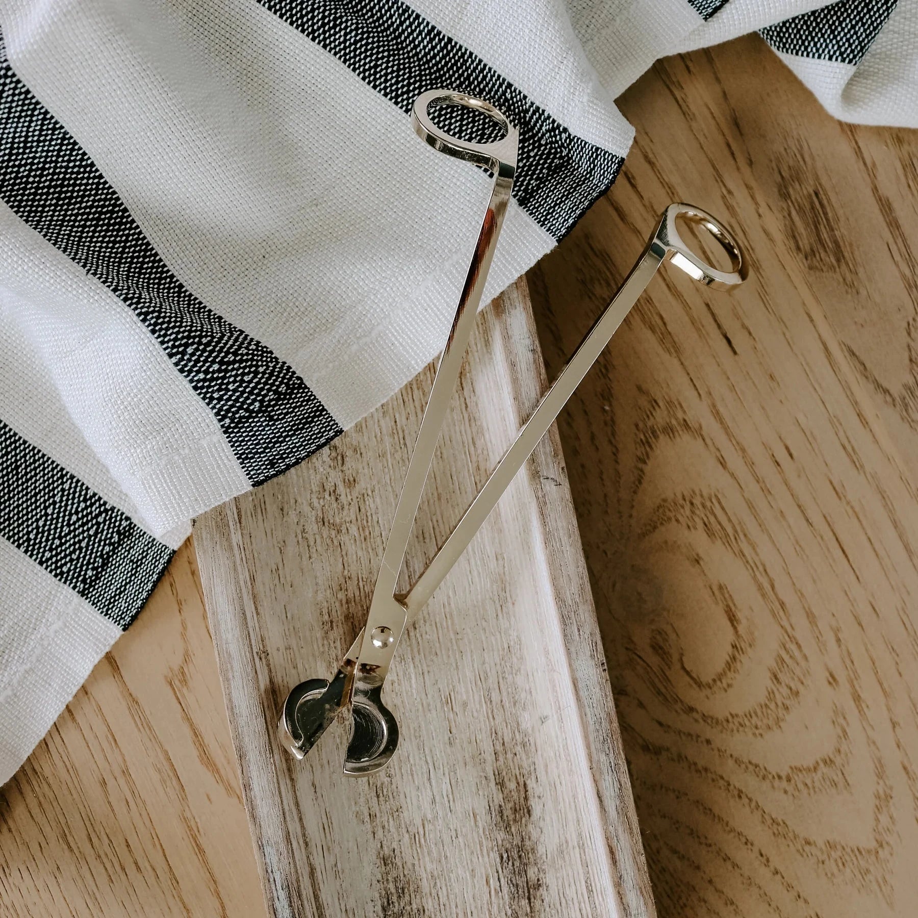 Golden Wick Scissors - Candle wick scissors gold