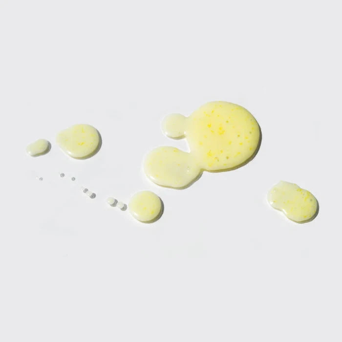 Haute C gelbe Textur vor weißem Hintergrund