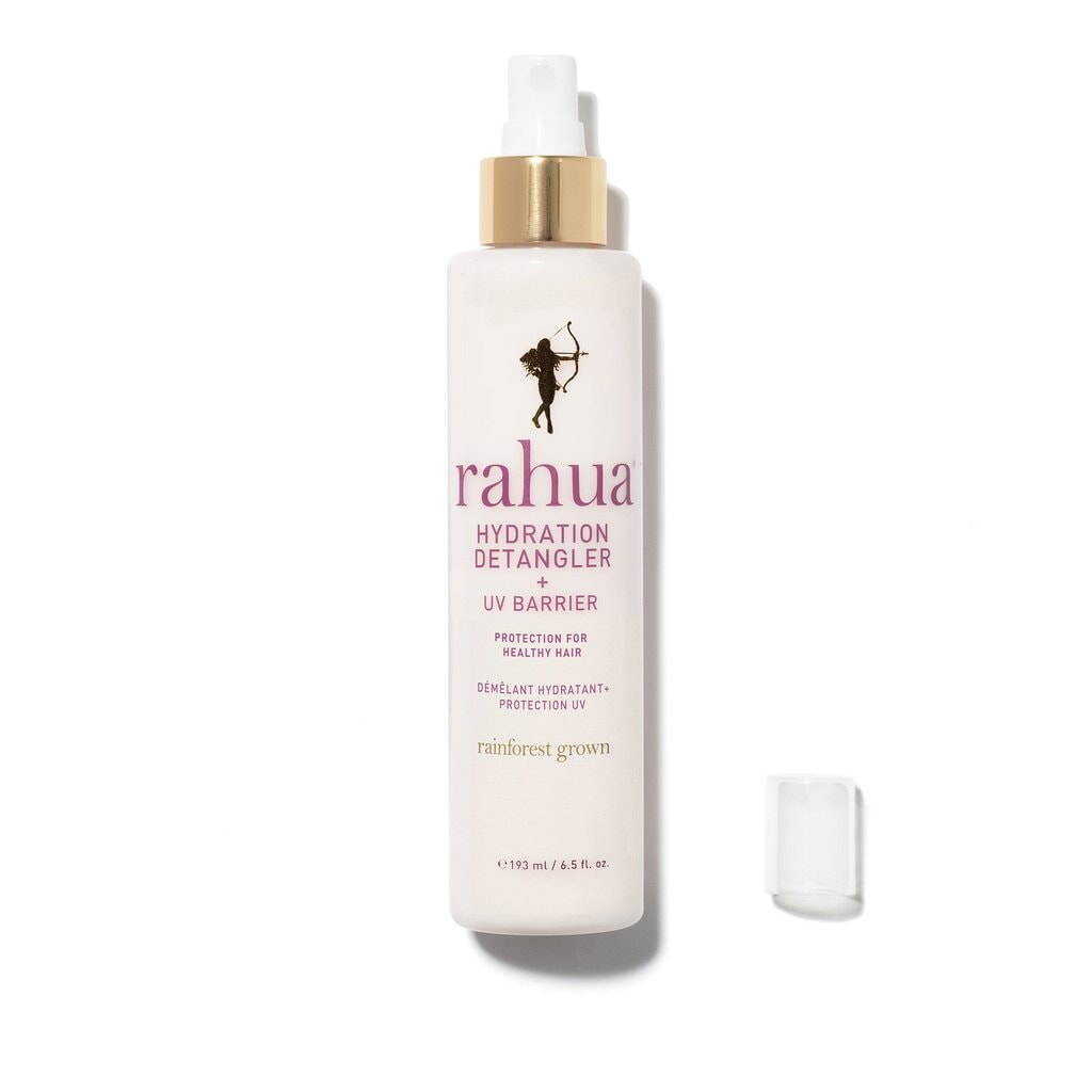 Rahua Hydration Detangler Flasche vor weißem Hintergrund.