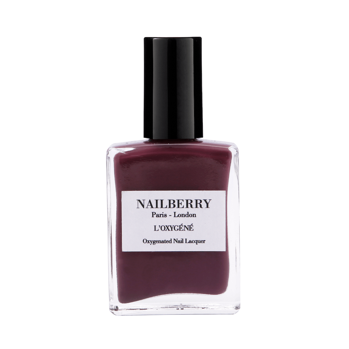 Nailberry Nagellackflasche Boho Chic vor weißem Hintergrund.