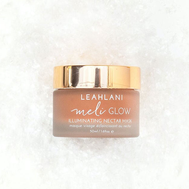Meli Glow Mask von Leahlani – tropische Gesichtsmaske in luxuriösem Tiegel
