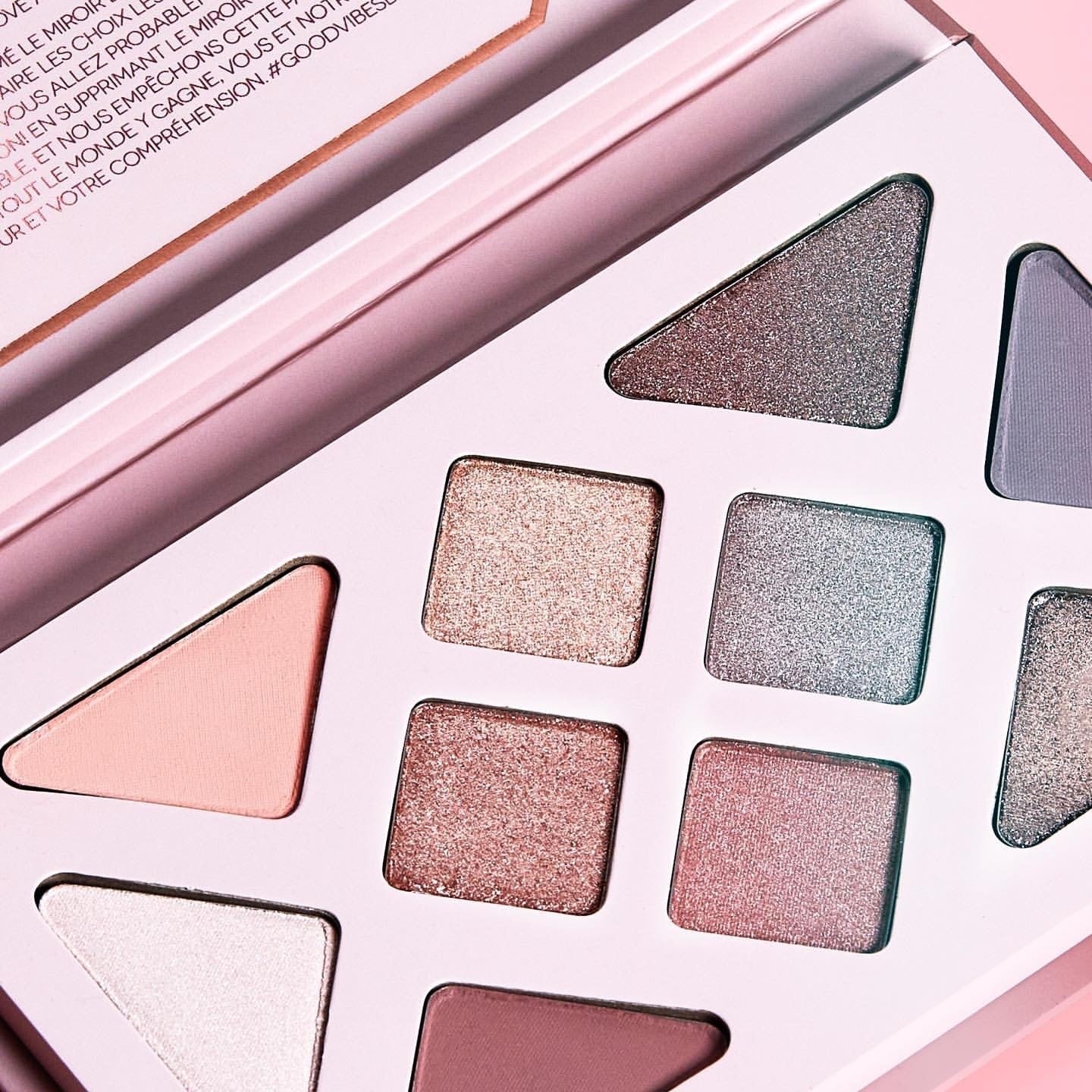 Rosequartz Crystal Gemstone Palette - Lidschattenpalette in klassischen Rosatönen