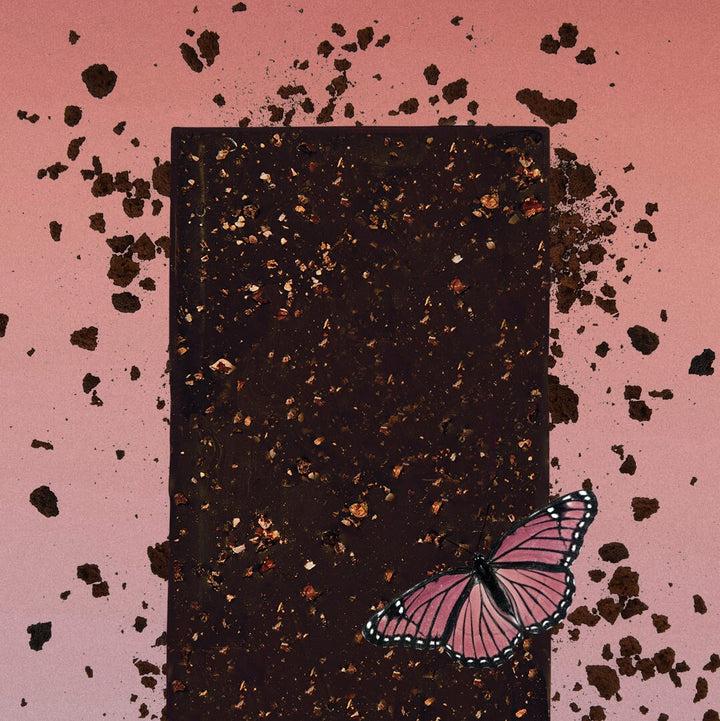 Chocolate bar (100% chocolate) with cocoa nibs - Cosmic Dealer