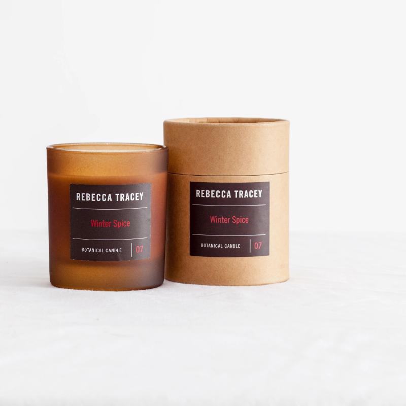 Soy wax aroma candle in the fragrance creation Winter Spice