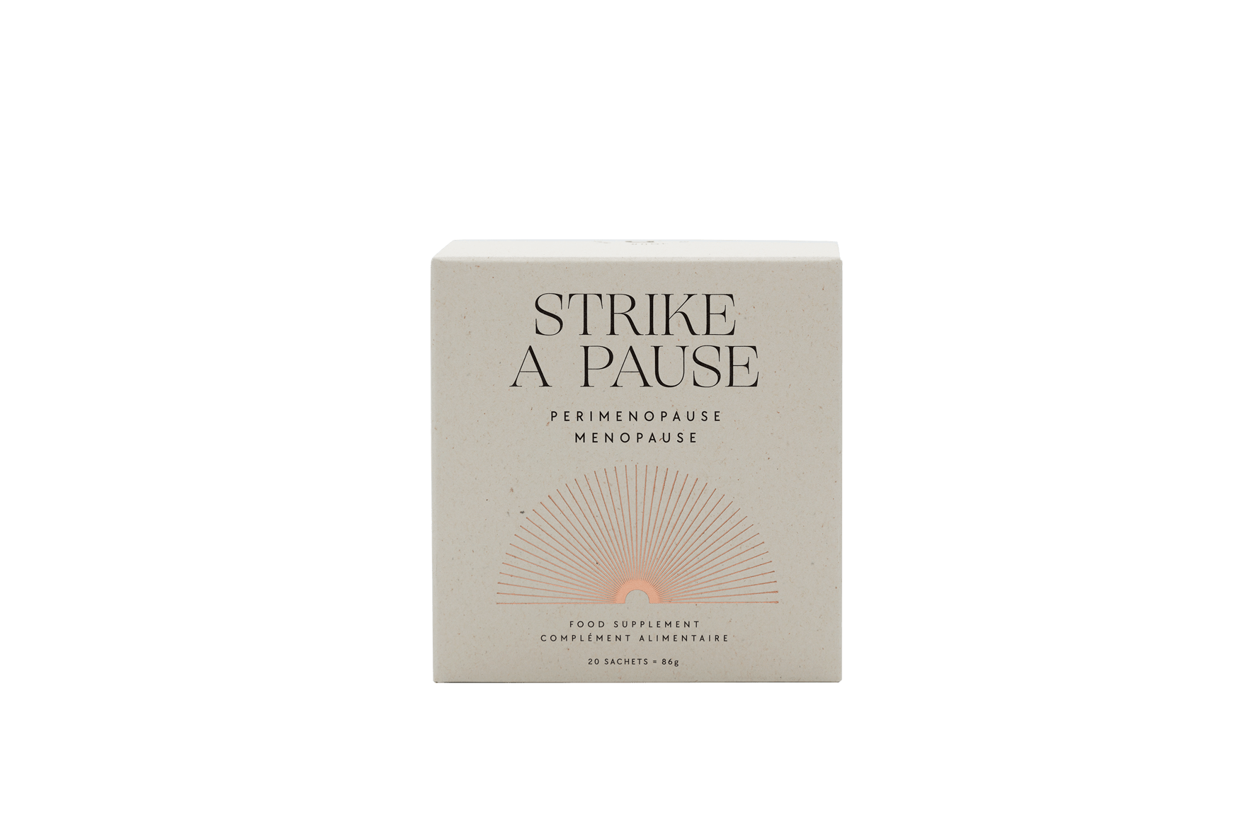 Depuravita Strike A Pause Verpackung vor weißem Hintergrund