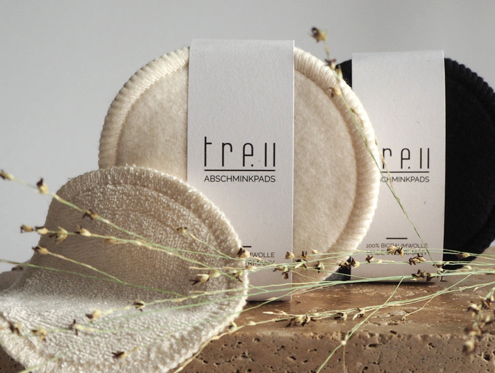 Waschbare Abschminkpads - die Fleißigen von TREU Textile North Glow