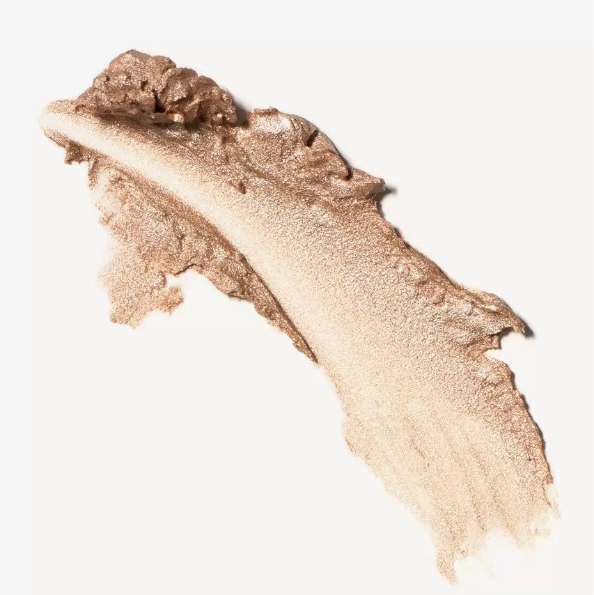 Farb- und Texturbeispiel Ere Perez Vanilla Highlighter Falling Star auf weißem Untergrund.